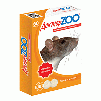 Доктор Zoo витамины для крыс и мышей, 60 таблеток